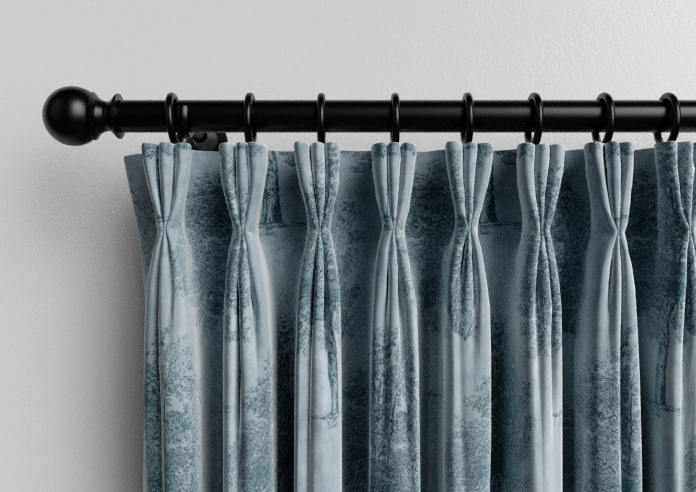 Vintage Tree Velvet, Monochrome - Made to Measure Curtains - Image 11